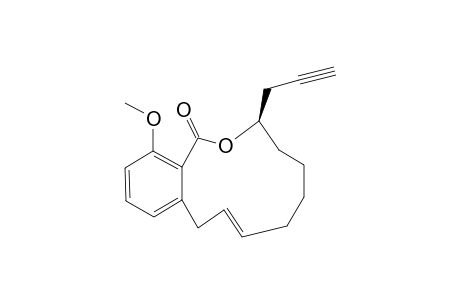 (3R)-14-METHOXY-(3-PROP-2-YNYL)-3,4,5,6,7,10-HEXAHYDRO-1H-2-BENZOXACYCLODODECIN-1-ONE