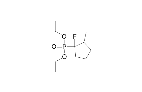 1-diethoxyphosphoryl-1-fluoro-2-methylcyclopentane