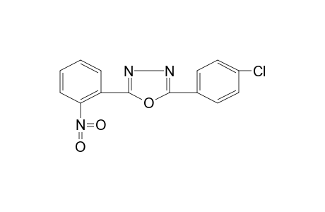 2-(p-chlorophenyl)-5-(o-nitrophenyl)-1,3,4-oxadiazole