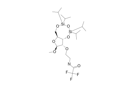 METHYL-3,5-O-(1,1,3,3-TETRAISOPROPYLDISILOXANE-1,3-DIYL)-[2-O-(2-TRIFLUOROACETAMIDO)-ETHYL]-BETA-D-RIBOFURANOSIDE