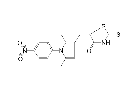 (5E)-5-{[2,5-dimethyl-1-(4-nitrophenyl)-1H-pyrrol-3-yl]methylene}-2-thioxo-1,3-thiazolidin-4-one