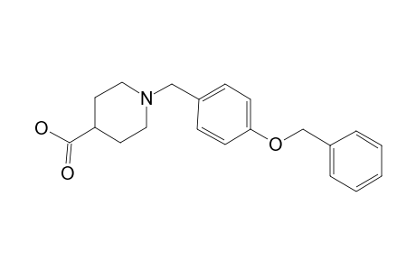 1-{[4-(Benzyloxy)phenyl]methyl}piperidine-4-carboxylic acid