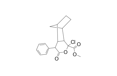 5,8-Methano-1H-2-benzopyran-1-carboxylic acid, 1-chloro-3,4,4a,5,6,7,8,8a-octahydro-3-oxo-4-phenyl-, methyl ester, (4.alpha.,4a.beta.,5.alpha.,8.alpha.,8a.beta.)-