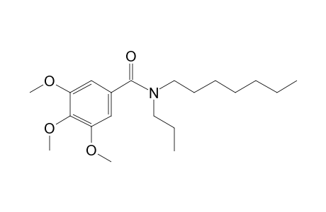 Benzamide, 3,4,5-trimethoxy-N-propyl-N-heptyl-