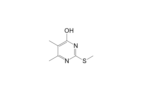 5,6-dimethyl-2-(methylthio)-4-pyrimidinol