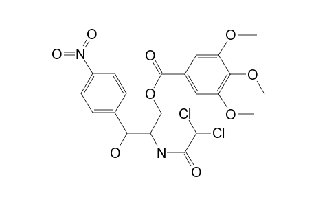 2-[(Dichloroacetyl)amino]-3-hydroxy-3-(4-nitrophenyl)propyl 3,4,5-trimethoxybenzoate