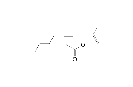 Acetic acid 1-isopropenyl-1-methyl-hept-2-ynyl ester