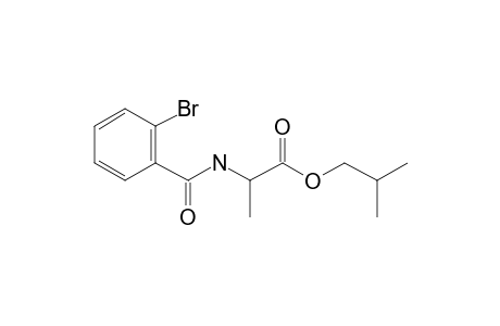 L-Alanine, N-(2-bromobenzoyl)-, isobutyl ester