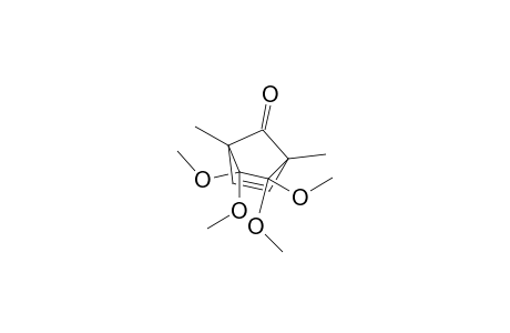 5,5,6,6-tetramethoxy-1,4-dimethylbicyclo[2.2.1]hept-2-en-7-one