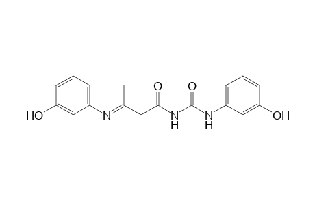 1-(3-Hydroxyphenyl)-3-[3-(3-hydroxyphenyl)iminobutanoyl]urea