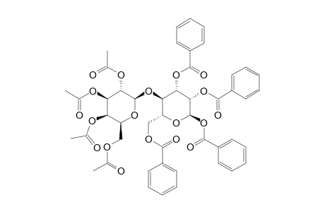 1,2,3,6-TETRA-O-BENZOYL-4-O-(2,3,4,6-TETRA-O-ACETYL-beta-D-GALAKTOPYRANOSYL)-alpha-D-MANNOPYRANOSE