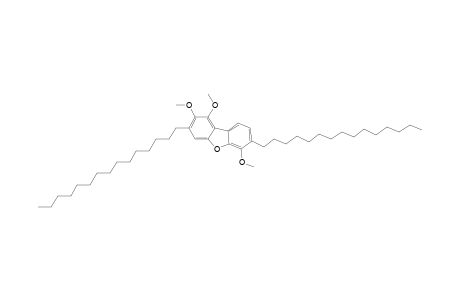 Dibenzofuran, 1,2,6-trimethoxy-3,7-dipentadecyl-