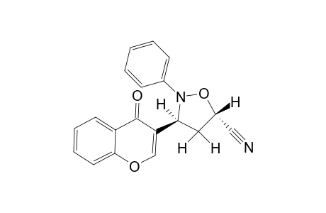 (3S,5S)-3-(4-ketochromen-3-yl)-2-phenyl-isoxazolidine-5-carbonitrile