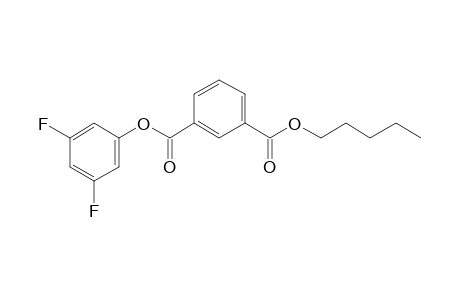 Isophthalic acid, 3,5-difluorophenyl pentyl ester