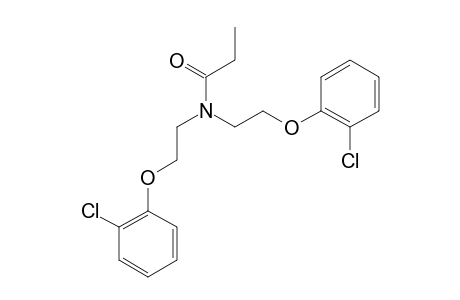 N,N-bis[2-(o-chlorophenoxy)ethyl]propionamide