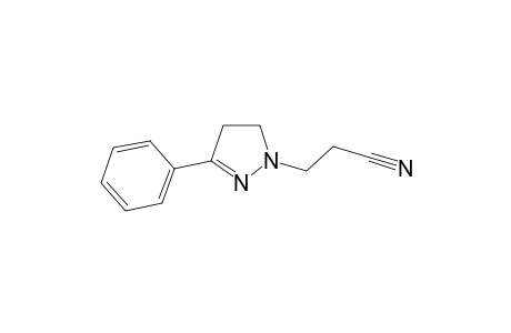 3-(3-Phenyl-4,5-dihydro-1H-pyrazol-1-yl)propanenitrile