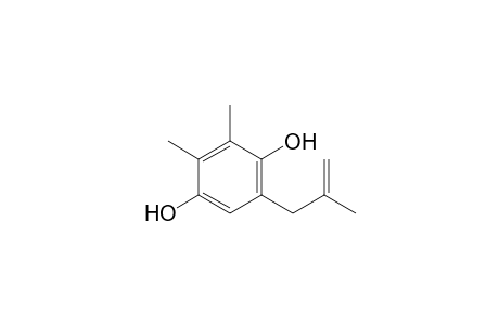 1,4-Benzenediol, 2,3-dimethyl-5-(2-methyl-2-propenyl)-