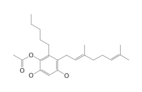 4-ACETOXY-2-GERANYL-5-HYDROXY-3-N-PENTYLPHENOL