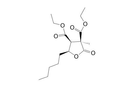 (3S,4S,5S)-Diethyl 3-methyl-2-oxo-5-pentyltetrahydrofuran-3,4-dicarboxylate