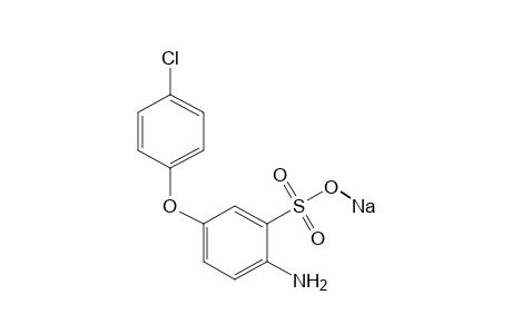 2-amino-5-(p-chlorophenoxy)benzenesulfonic acid, sodium salt