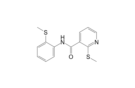 2-(methylthio)-N-(2-(methylthio)phenyl)nicotinamide