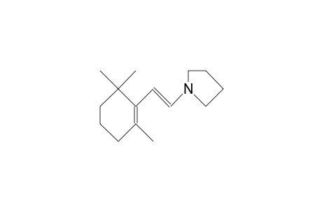 1-(trans-2-Pyrrolidino-vinyl)-2,6,6-trimethyl-cyclohexene