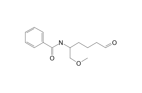 N-(1-methoxy-6-oxidanylidene-hexan-2-yl)benzamide