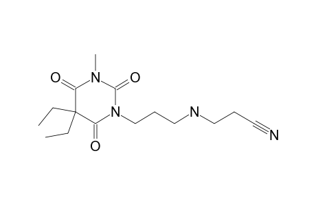 Propanenitrile, 3-[[3-(5,5-diethyltetrahydro-3-methyl-2,4,6-trioxo-1(2H)-pyrimidinyl) propyl]amino]-