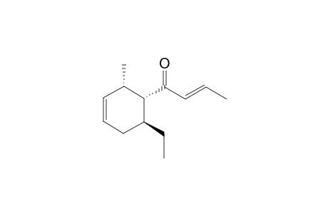 (2E)-1-(rel-(1R,2S,6S)-6-ethyl-2-methylcyclohex-3-enyl)but-2-en-1-one