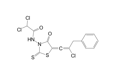 3-[(2',2'-Dichloroacetyl)amino]-5-[ (2'-chloro-3'-phenyl)propenylidene]-2-thioxothiazolidin-4-one