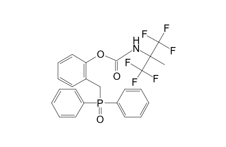 carbamic acid, [2,2,2-trifluoro-1-methyl-1-(trifluoromethyl)ethyl]-, 2-[(diphenylphosphinyl)methyl]phenyl ester