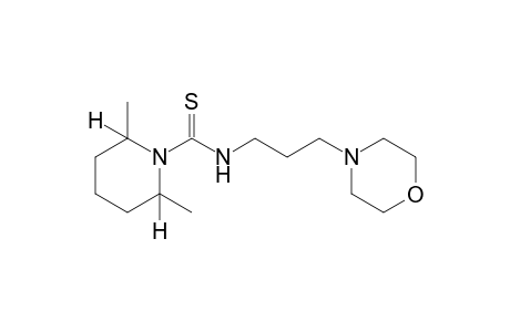 2,6-dimethyl-N-(3-morpholinopropyl)thio-1-piperidinecarboxamide