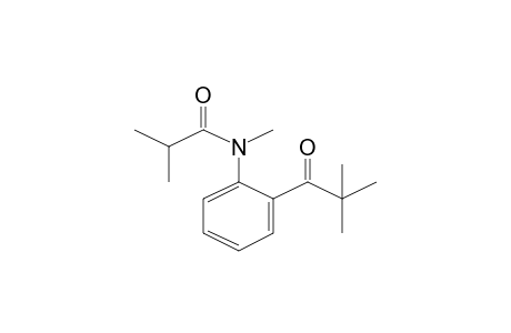 N,2-dimethyl-N-(2-pivaloylphenyl)propionamide