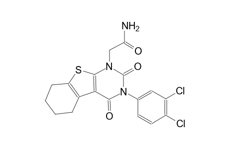 2-(3-(3,4-dichlorophenyl)-2,4-dioxo-3,4,5,6,7,8-hexahydro[1]benzothieno[2,3-d]pyrimidin-1(2H)-yl)acetamide