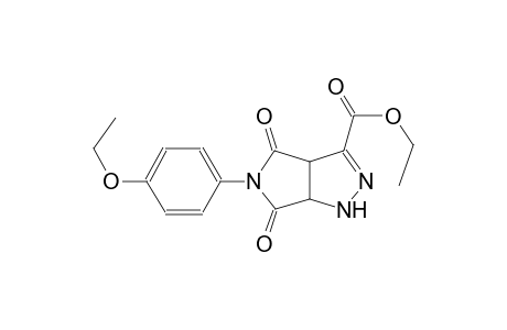 ethyl 5-(4-ethoxyphenyl)-4,6-dioxo-1,3a,4,5,6,6a-hexahydropyrrolo[3,4-c]pyrazole-3-carboxylate