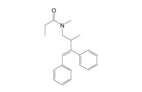 1-(N-methyl-N-(ethylcarbonyl)amino)-2-methyl-3,4-diphenyl-3-butene