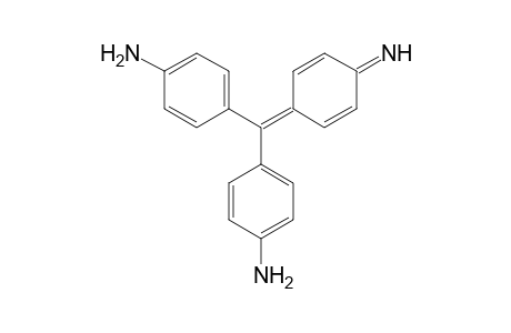 Benzenamine, 4-[(4-aminophenyl)(4-imino-2,5-cyclohexadien-1-ylidene)methyl]-