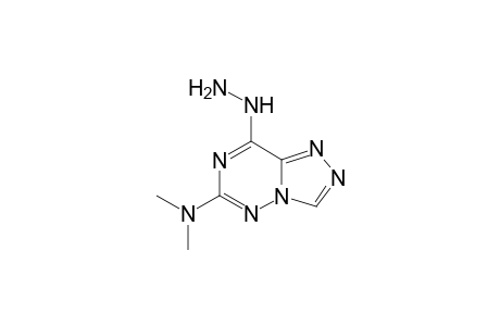 6-DIMETHYLAMINO-8-HYDRAZINO-1,2,4-TRIAZOLO-[3,4-F]-[1,2,4]-TRIAZINE