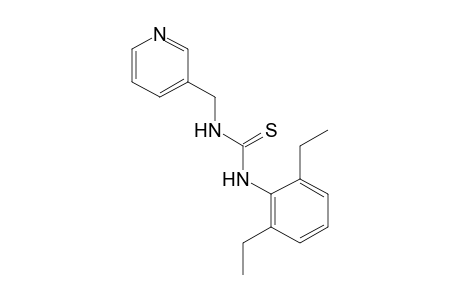 1-(2,6-diethylphenyl)-3-[(3-pyridyl)methyl]-2-thiourea