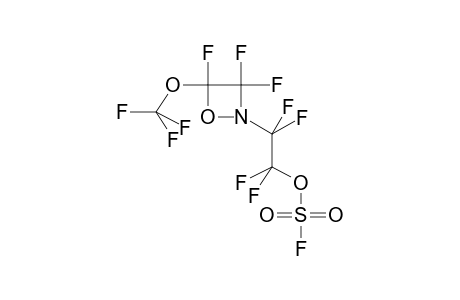 2-(2-FLUOROSULPHONYLOXYTETRAFLUOROETHYL)-4-(TRIFLUOROMETHOXY)TRIFLUORO-1,2-OXAZETIDINE