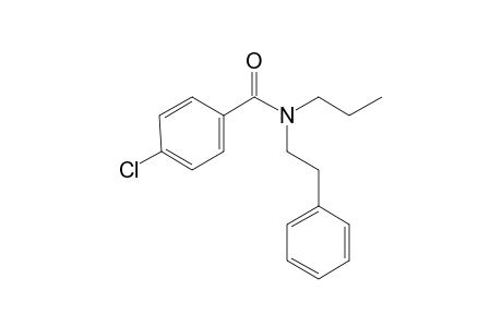 Benzamide, 4-chloro-N-(2-phenylethyl)-N-propyl-