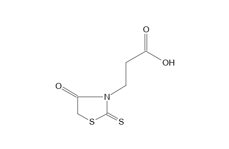 4-oxo-2-thioxo-3-thiazolidinepropionic acid