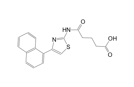 5-{[4-(1-naphthyl)-1,3-thiazol-2-yl]amino}-5-oxopentanoic acid