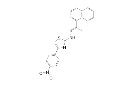 N-[(E)-1-(1-naphthalenyl)ethylideneamino]-4-(4-nitrophenyl)-2-thiazolamine