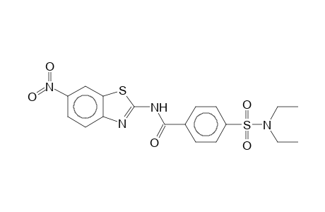 4-[(Diethylamino)sulfonyl]-N-(6-nitro-1,3-benzothiazol-2-yl)benzamide