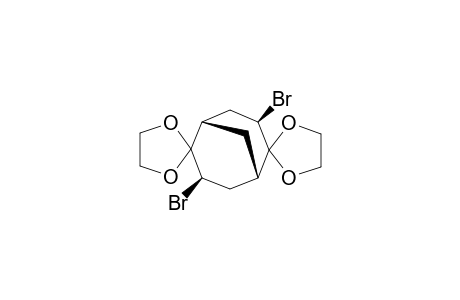 (1'S,3'R,5'S,7'R)-3',7'-Dibromo-dispiro{1,3-dioxolan-2,2'-bicyclo[3.3.1]nonan-6',2"-[1,3]dioxolane}