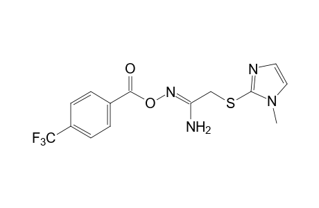 2-[(1-Methylimidazol-2-yl)thio]-o-(alpha,alpha,alpha-trifluoro-p-toluoyl)acetamidoxime