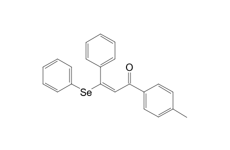 (E)-3-Phenyl-3-phenylseleno-1-(4-methylphenyl)-prop-2-en-1-one