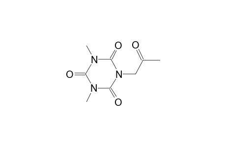 1,3,5-Triazine-2,4,6(1H,3H,5H)-trione, 1,3-dimethyl-5-(2-oxopropyl)-