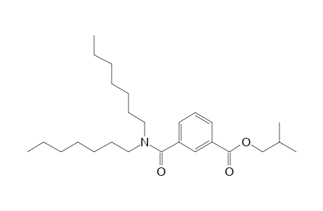 Isophthalic acid, monoamide, N,N-diheptyl-, isobutyl ester